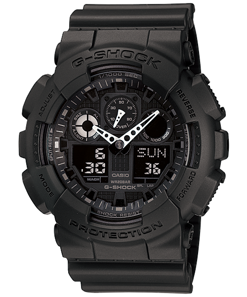 G-Shock Analog-Digital GA-100 Series (GA-100-1A1)