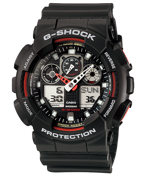 G-Shock Analog-Digital GA-100 Series (GA-100-1A4)
