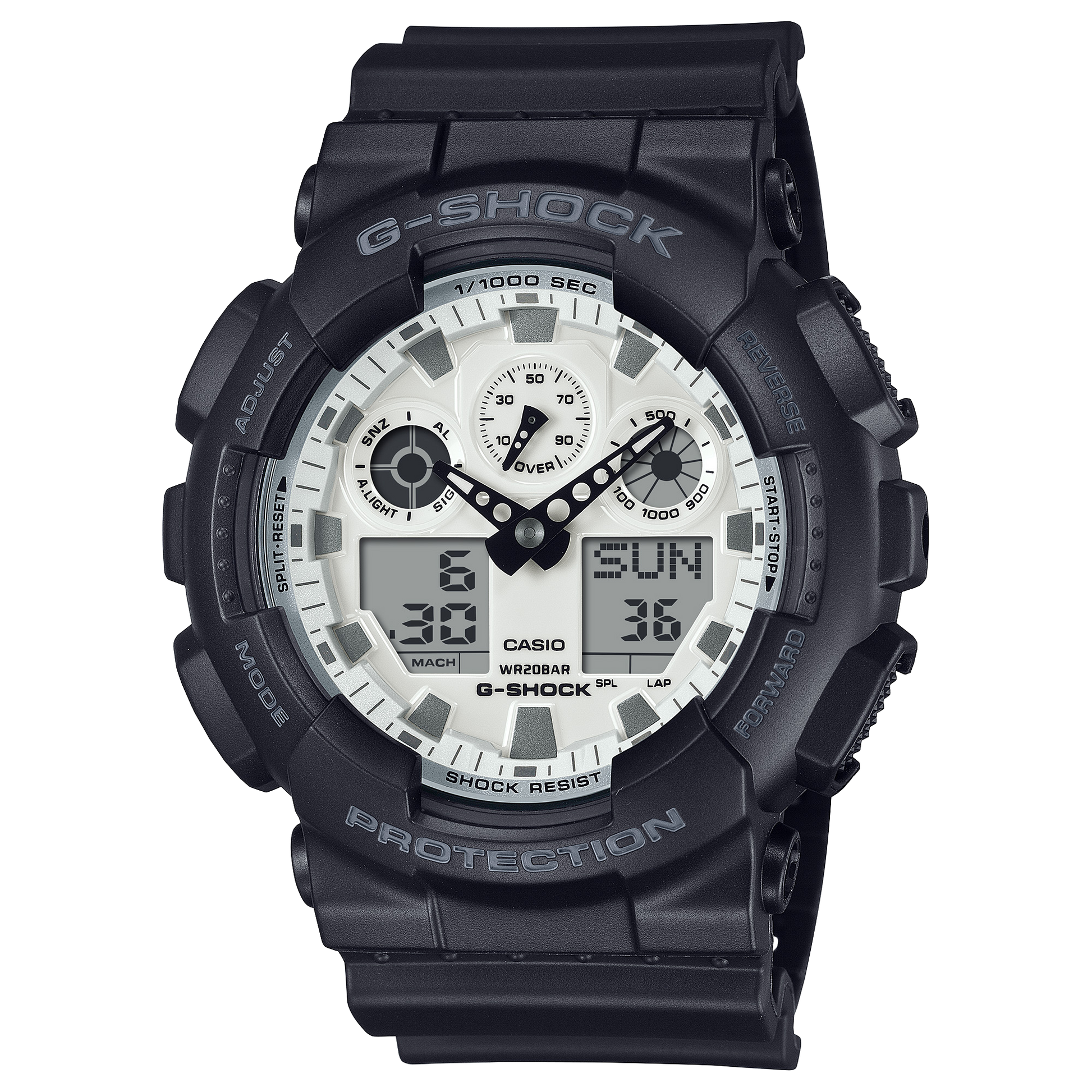 G-Shock Analog-Digital GA-100 Series (GA-100WD-1A)