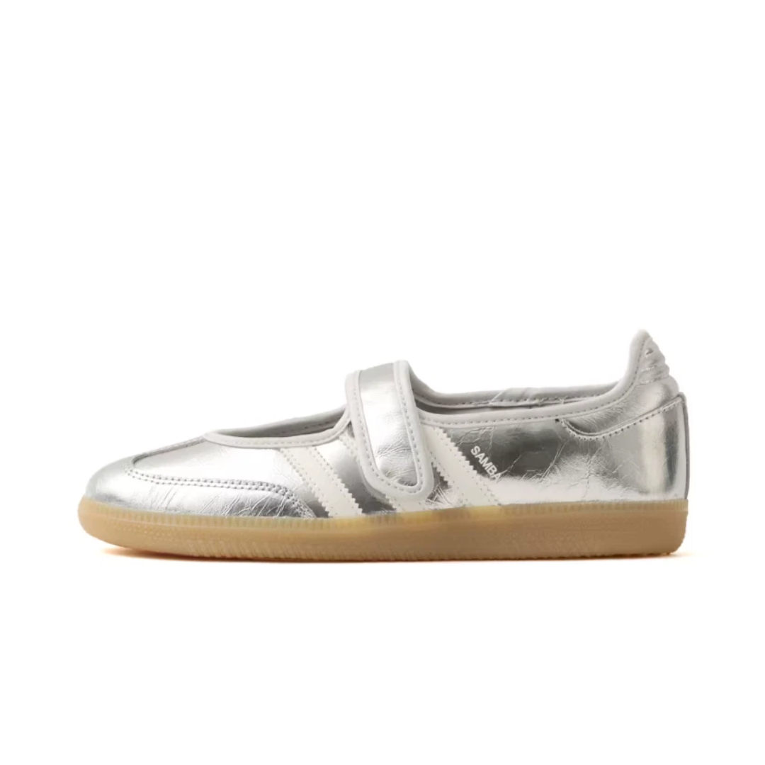 adidas Samba Jane Silver Metallic Off White Gum (W) by ADIDAS
