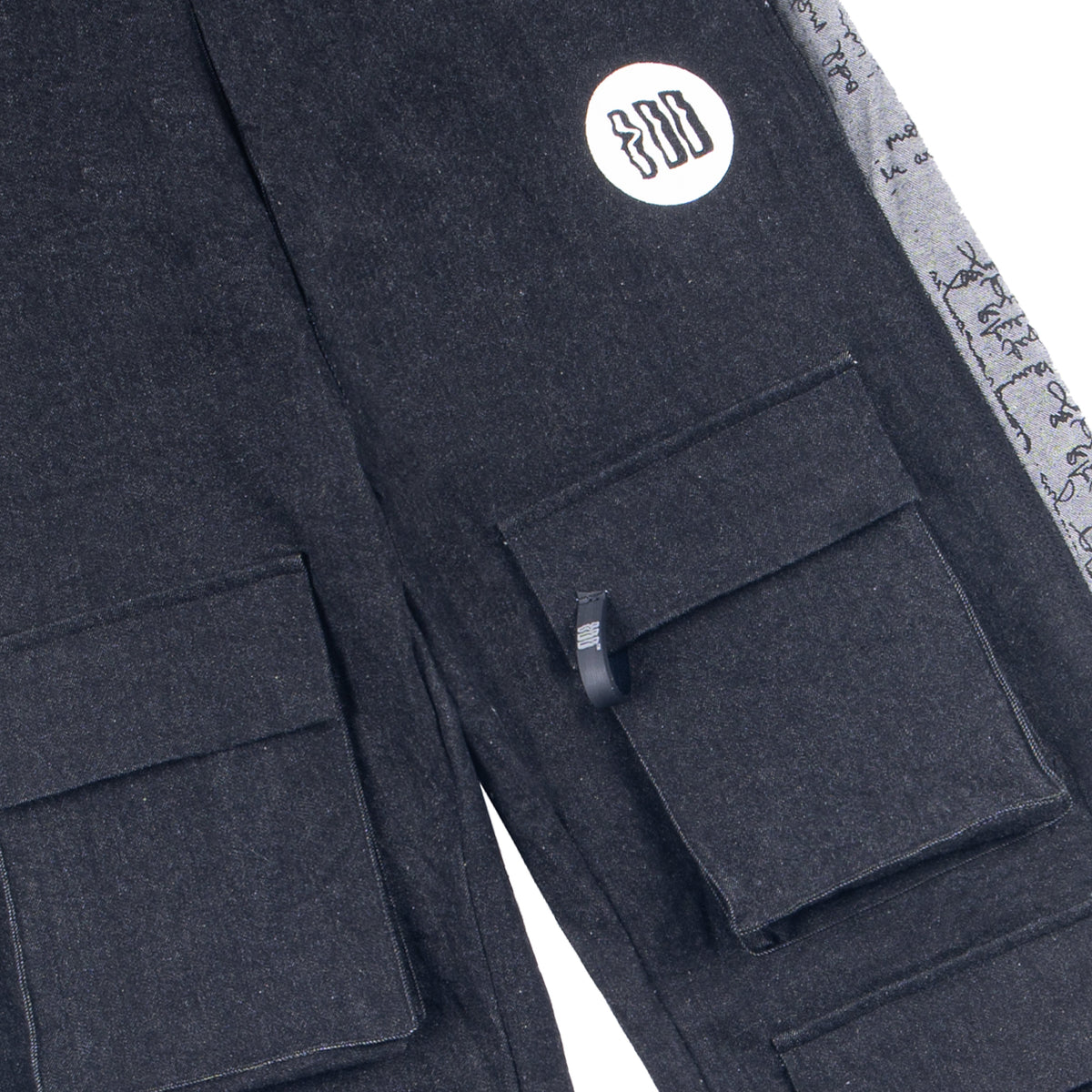 SCRIBBLED PANEL PANTS by oddnoteven