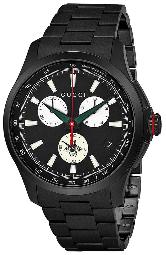 Men’s Gucci YA126268 Stainless Steel Quartz Watch - Zeuskicks