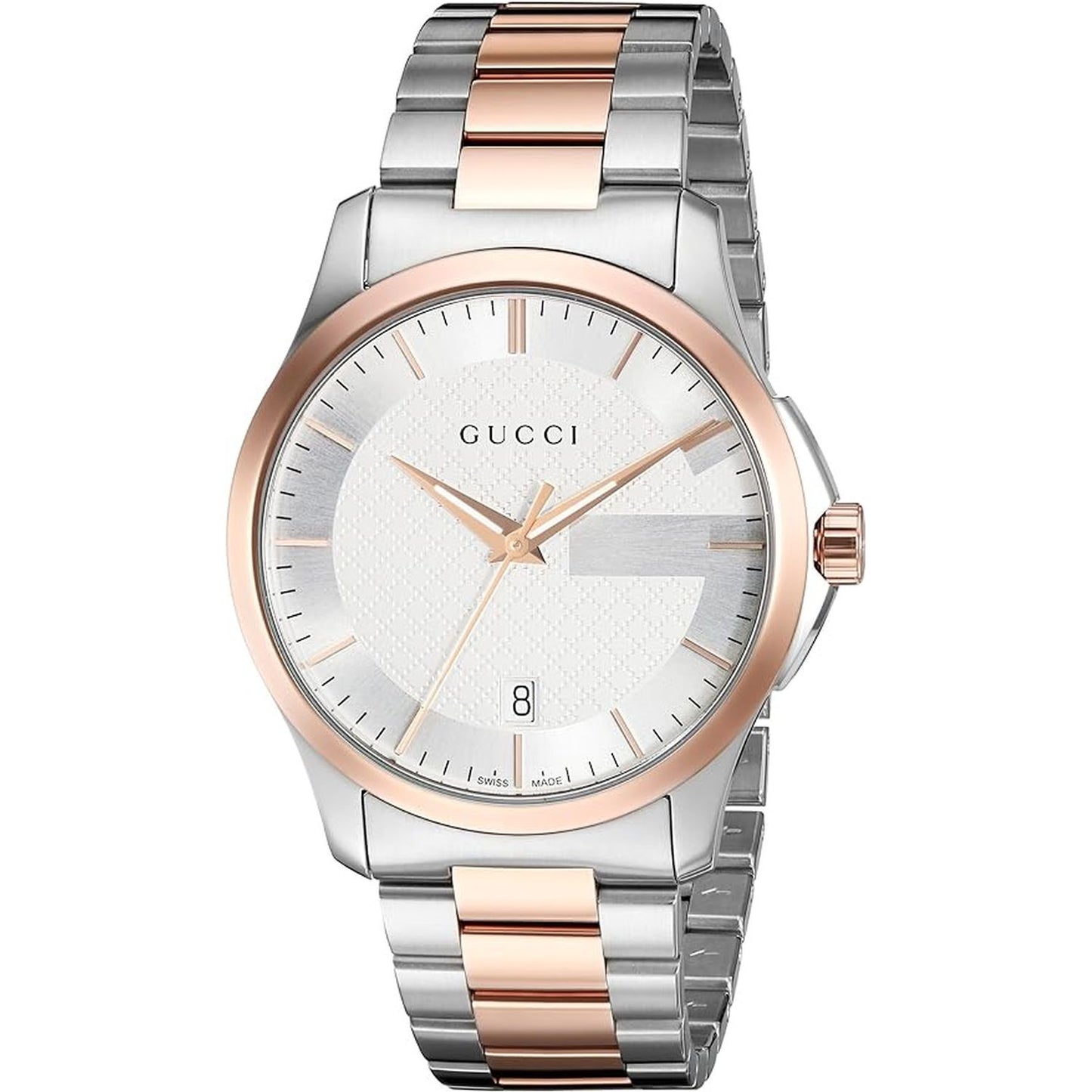 Men's Gucci G-Timeless YA126473 Silver Dial Dress Watch