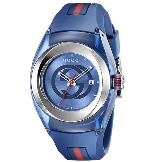 Men's Gucci YA137304 Blue Dial Watch