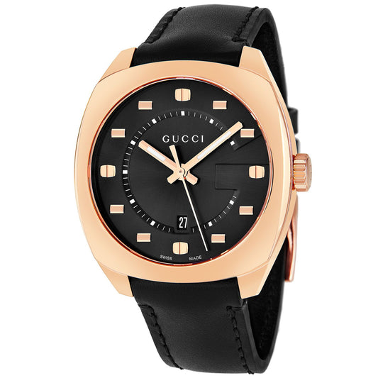 Men’s Gucci YA142309 Black Dial Quartz Watch