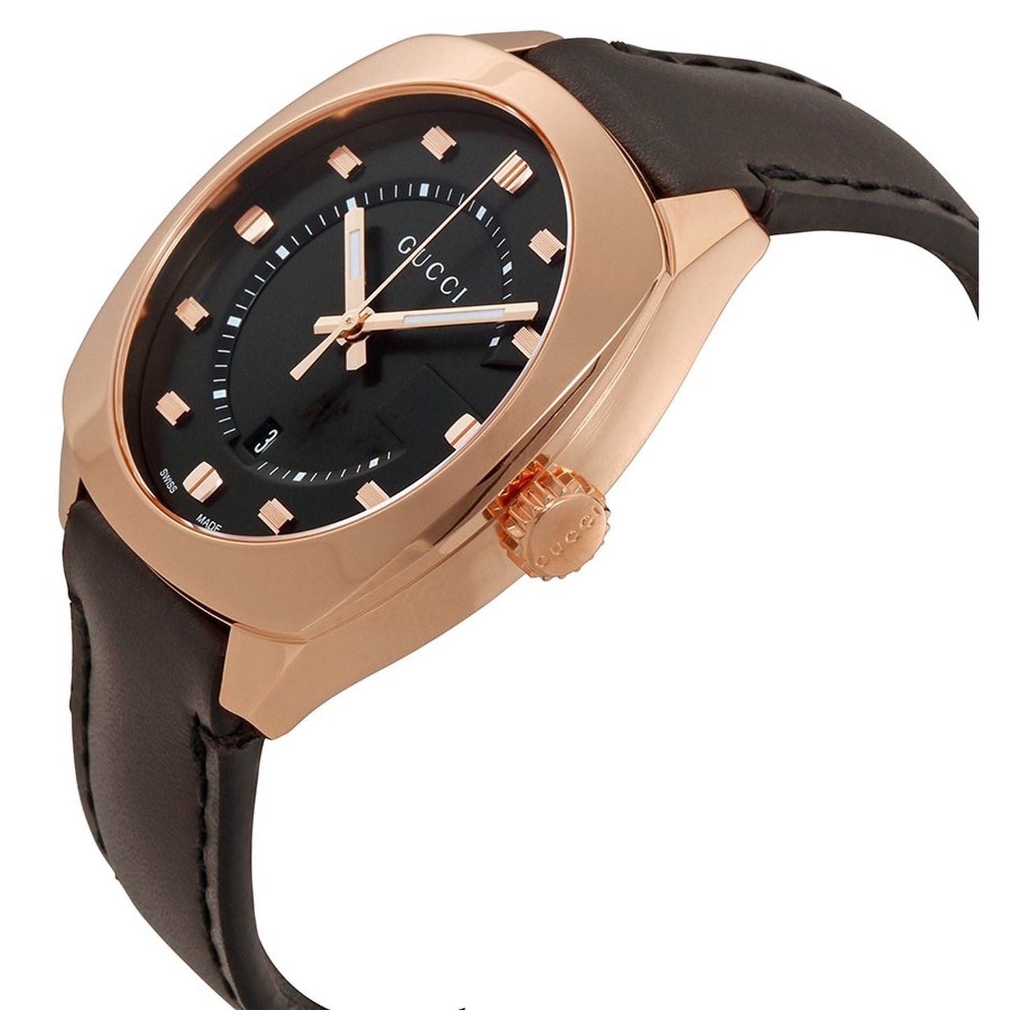 Men’s Gucci YA142309 Black Dial Quartz Watch