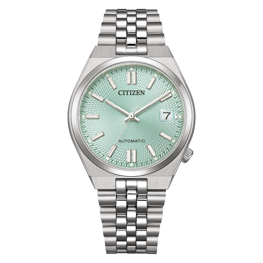 Citizen Tsuyosa 60 Automatic Green Dial Women's Watch NK0030-51X - front