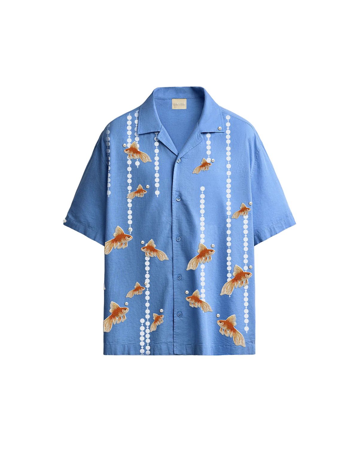GoldPearl - Washed Blue | Relaxed Shirt by esthreall