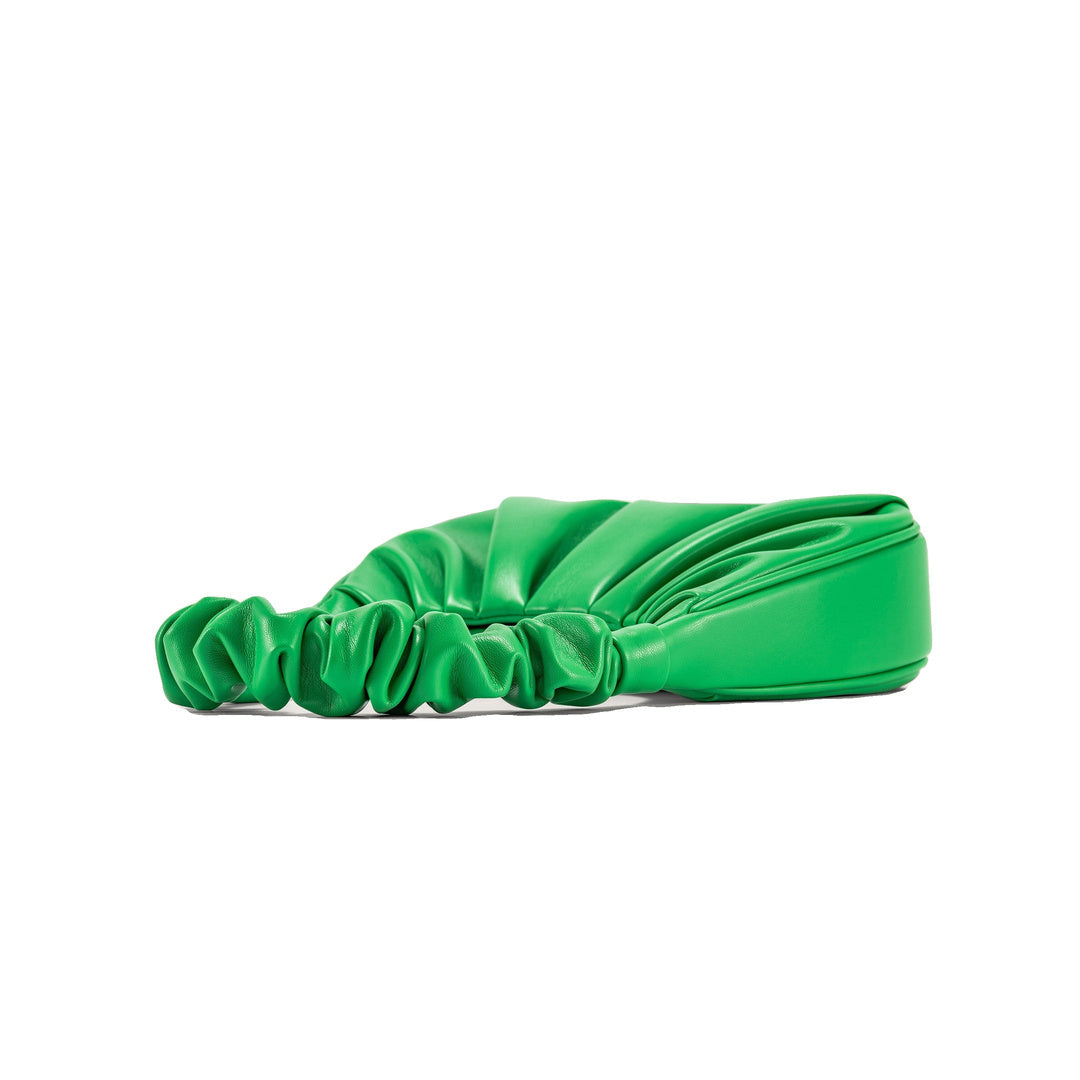 JW PEI Gabbi Ruched Hobo Handbag - Grass Green by JW PEI