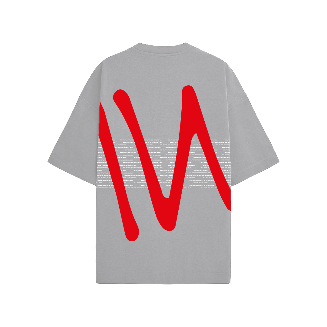 Grey IN Oversized Tshirt -(Grey) by Instinct First