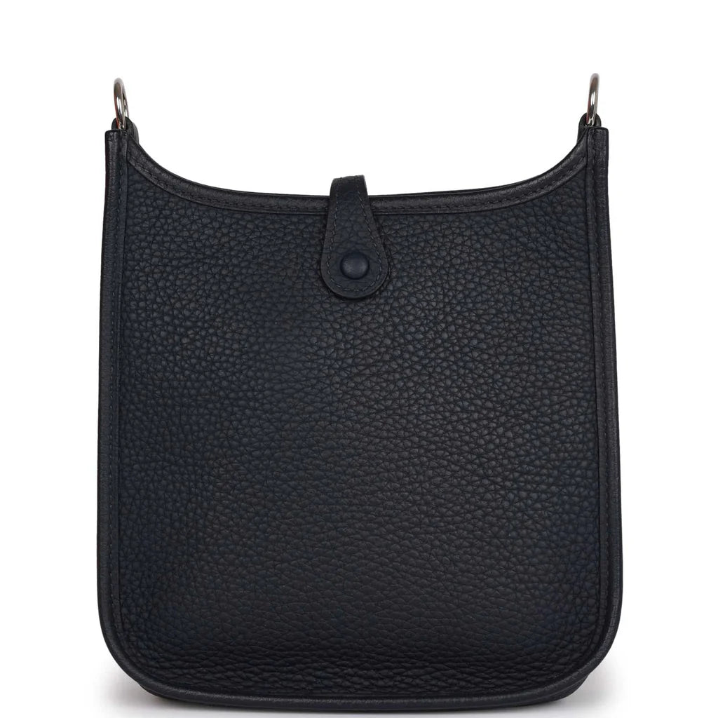 Hermès Evelyne TPM – Bleu Nuit Clemence Leather with Palladium Hardware