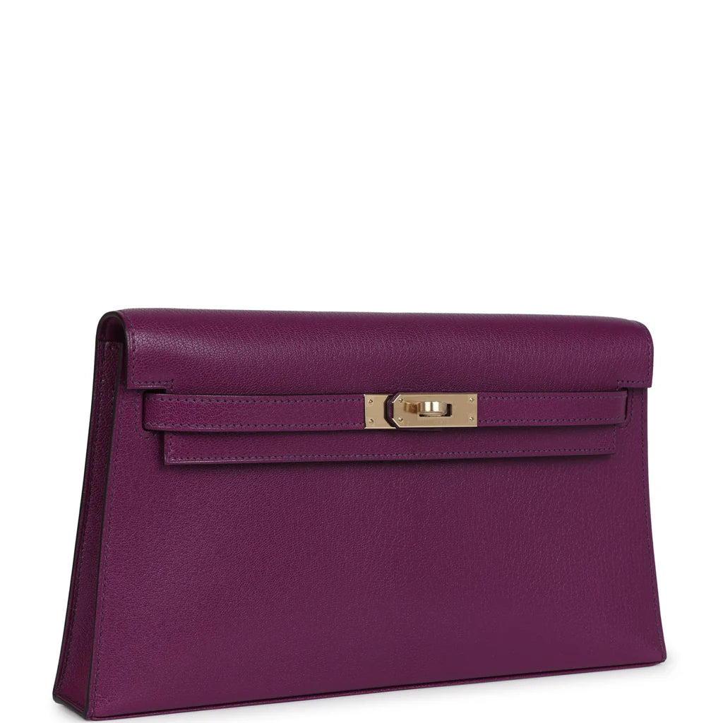 Hermès Kelly Elan – Anemone Chevre Chamkila with Permabrass Hardware - Zeuskicks