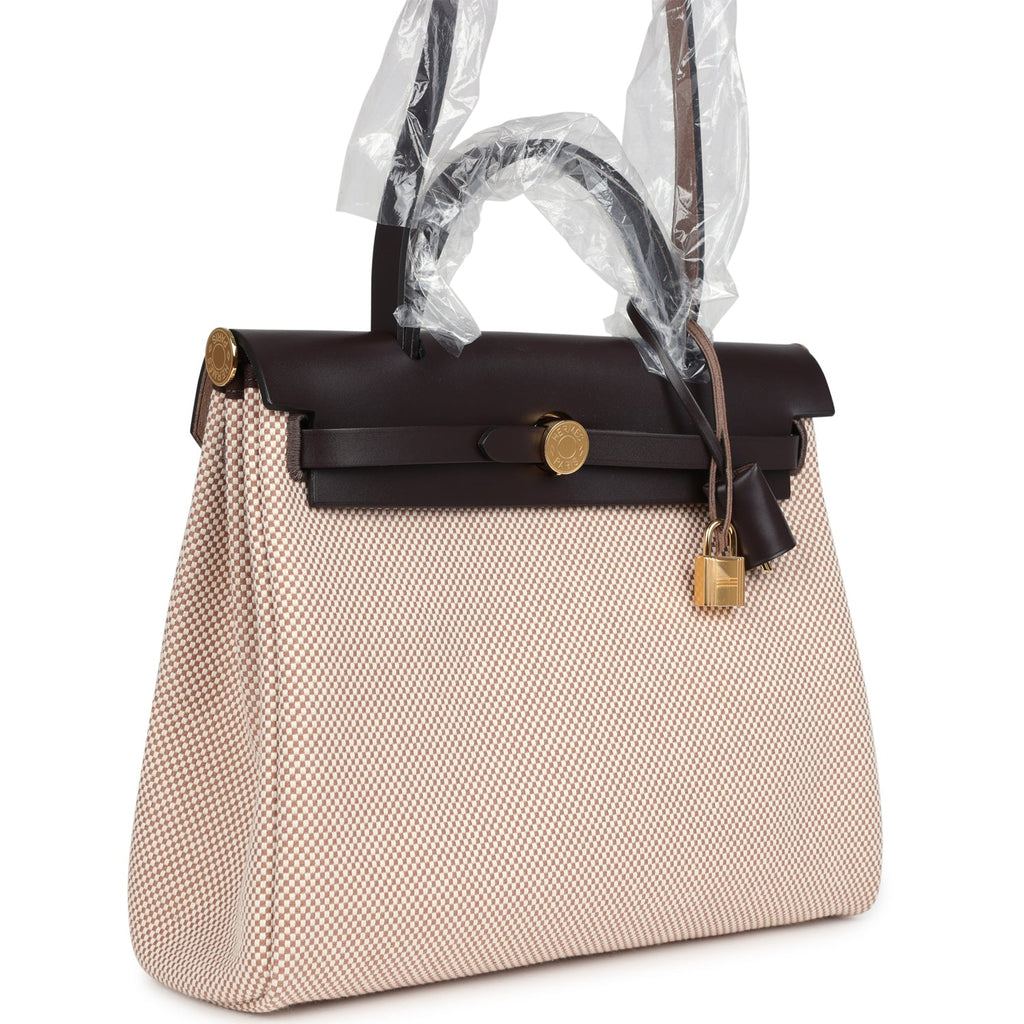 Hermès Herbag Zip PM 31 – Ecru & Beige