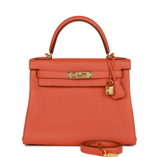 Hermès Kelly 28 Sellier – Rose Jaipur Epsom Leather with Gold Hardware - Zeuskicks