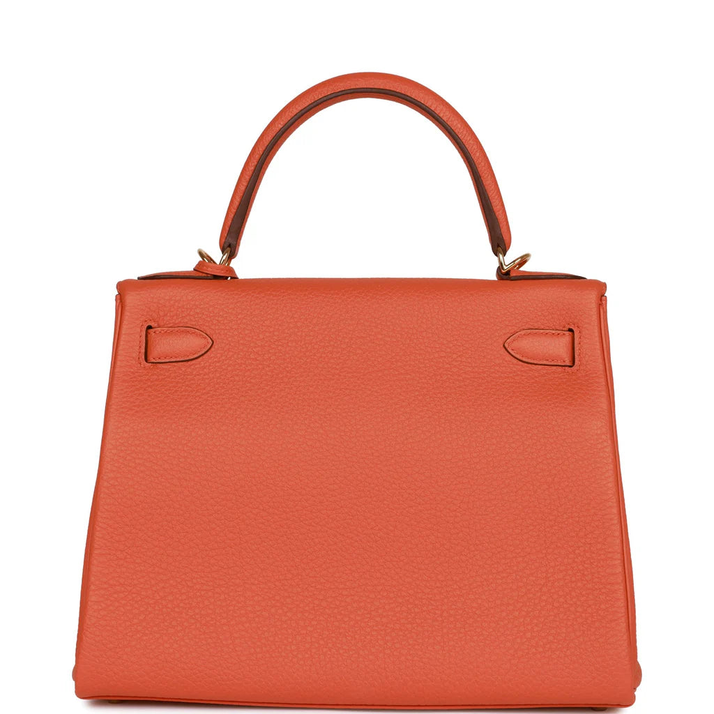 Hermès Kelly 28 Sellier – Rose Jaipur Epsom Leather with Gold Hardware - Zeuskicks