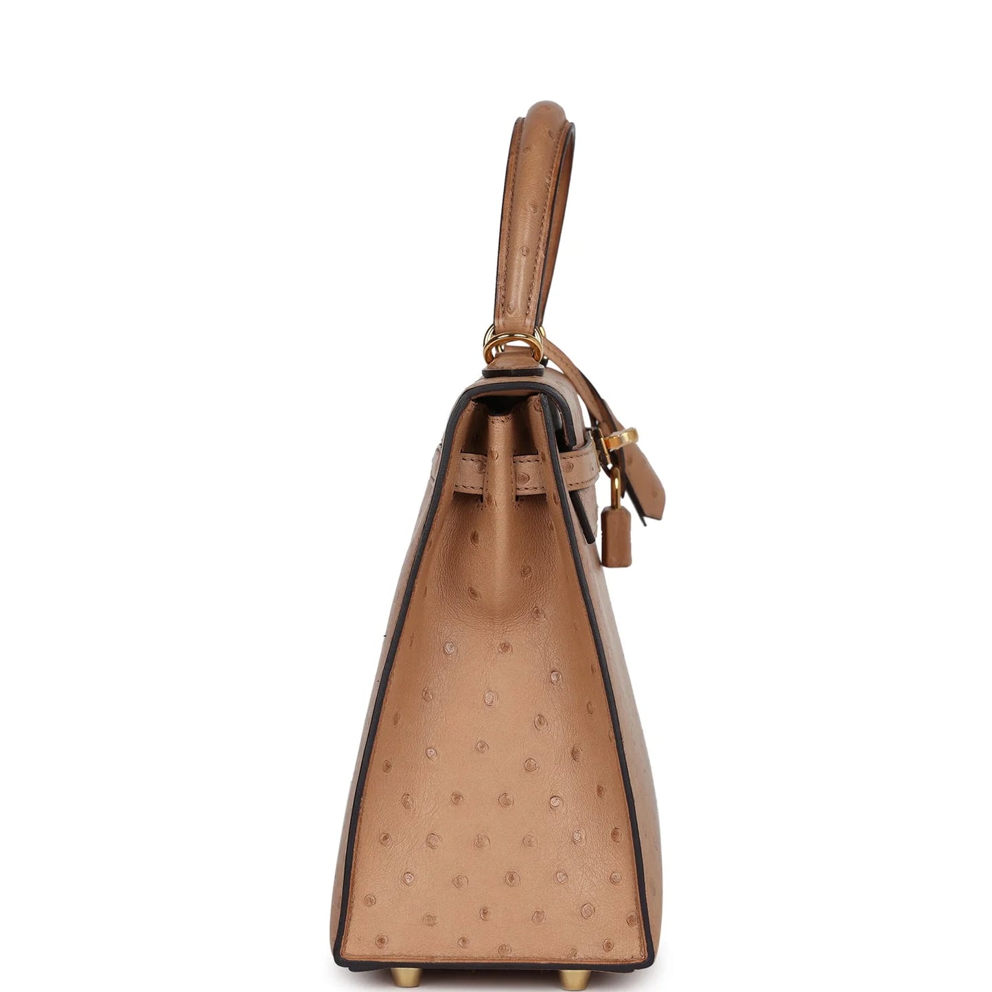 Hermès Kelly Sellier 25 – Chai Ostrich Leather with Gold Hardware - Zeuskicks