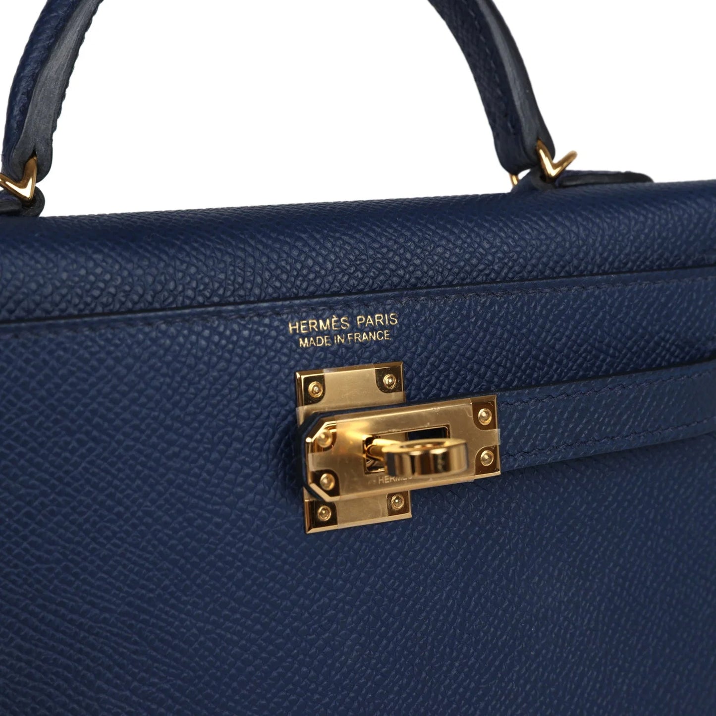 Pre-Owned Hermès Kelly Sellier 20 – Bleu Navy Epsom with Gold Hardware