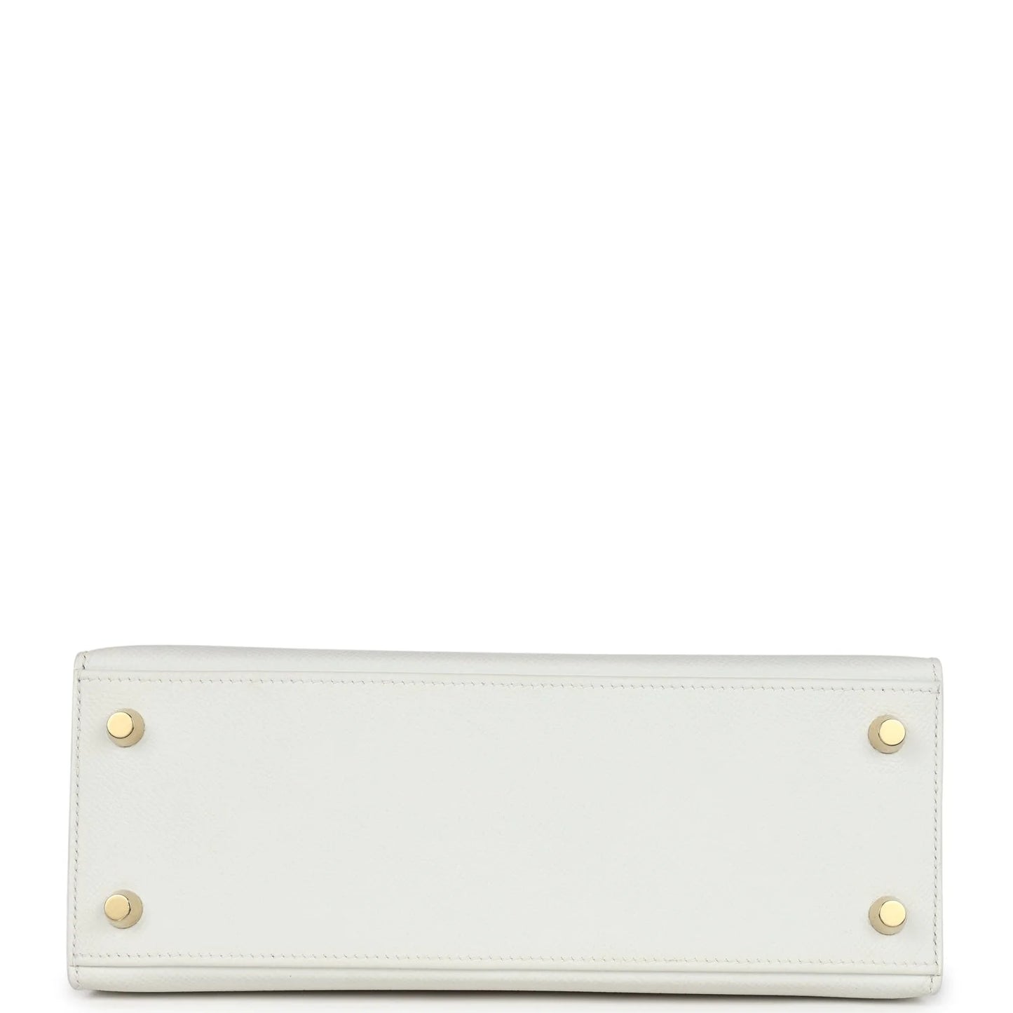 Hermès HSS Kelly Sellier 25 – White & Vert Cypress Epsom with Brushed Gold Hardware - Zeuskicks