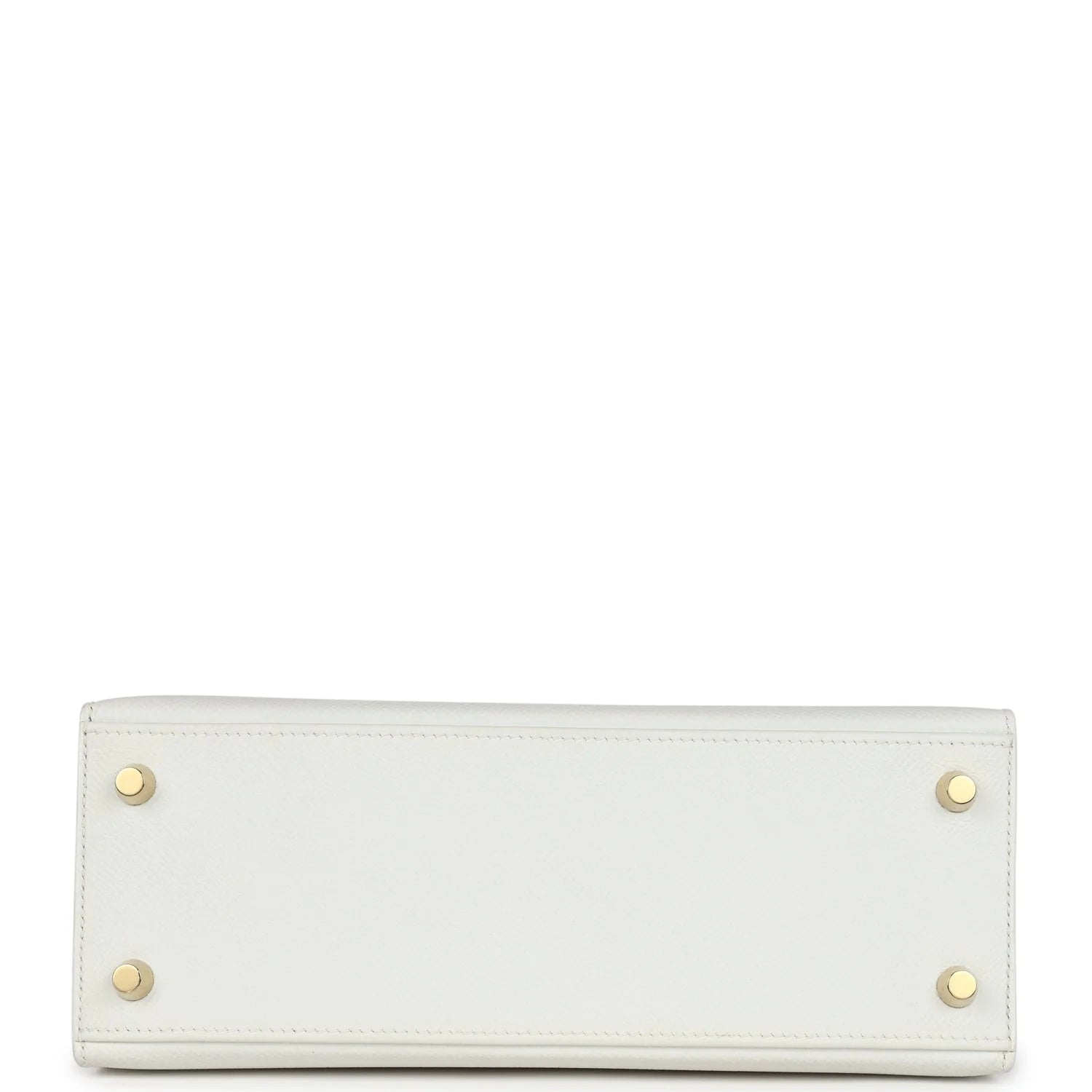 Hermès HSS Kelly Sellier 25 – White & Vert Cypress Epsom with Brushed Gold Hardware - Zeuskicks