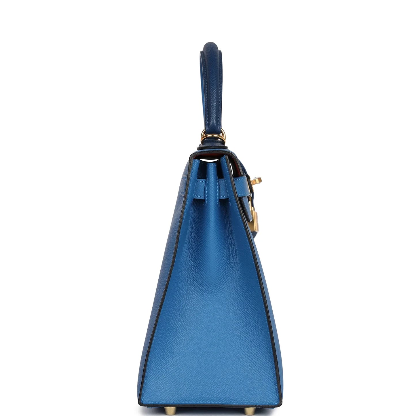 Hermès Kelly Sellier 28 Casaque – Deep Bleu & Mykonos Epsom with Gold Hardware