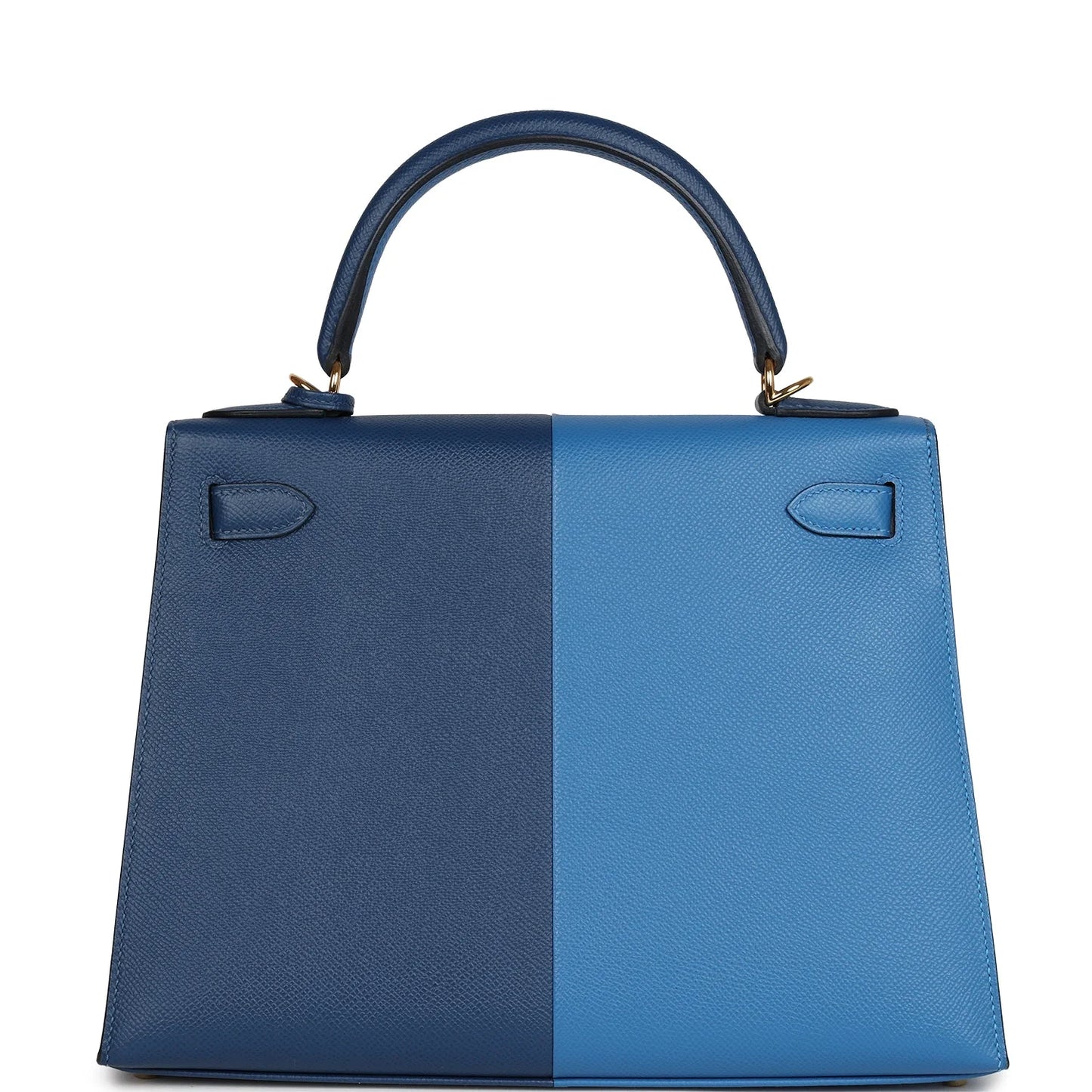 Hermès Kelly Sellier 28 Casaque – Deep Bleu & Mykonos Epsom with Gold Hardware