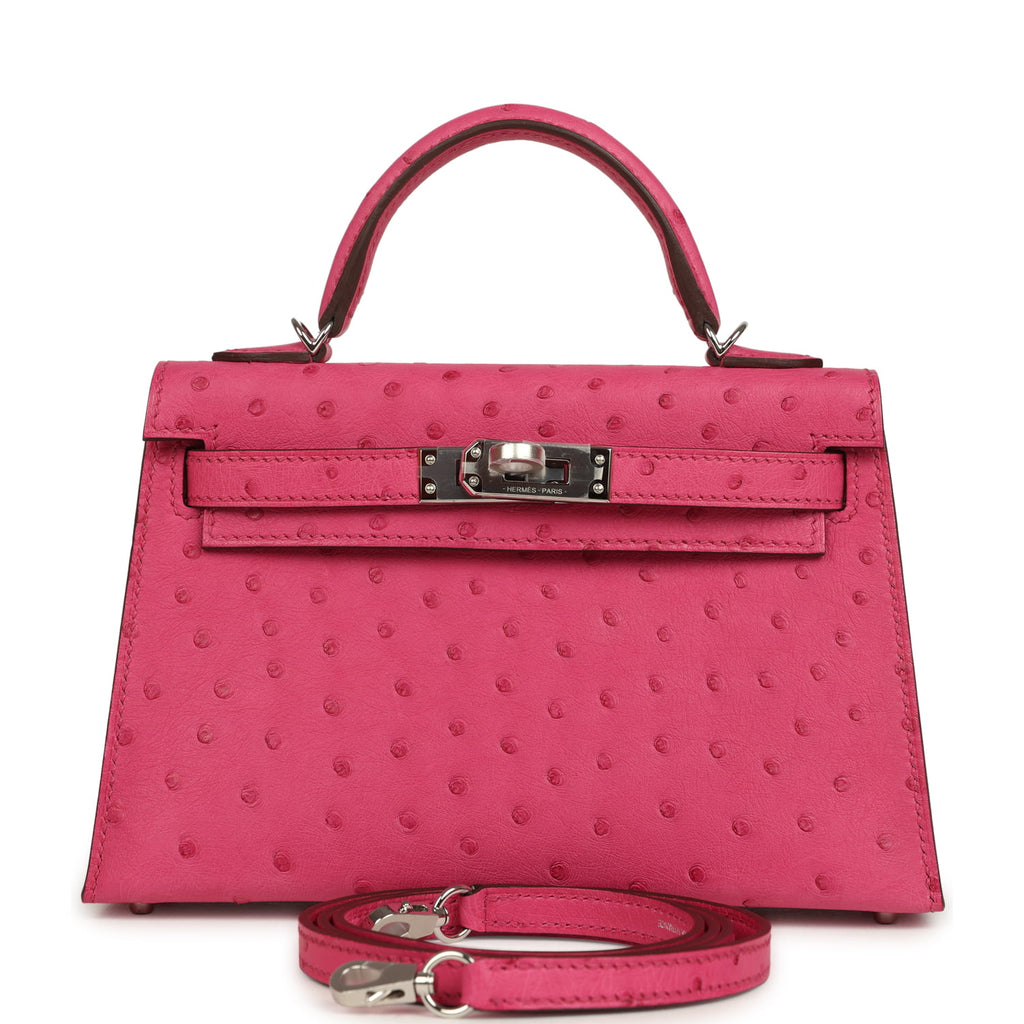Hermès Kelly Sellier 20 – Rose Tyrien Ostrich