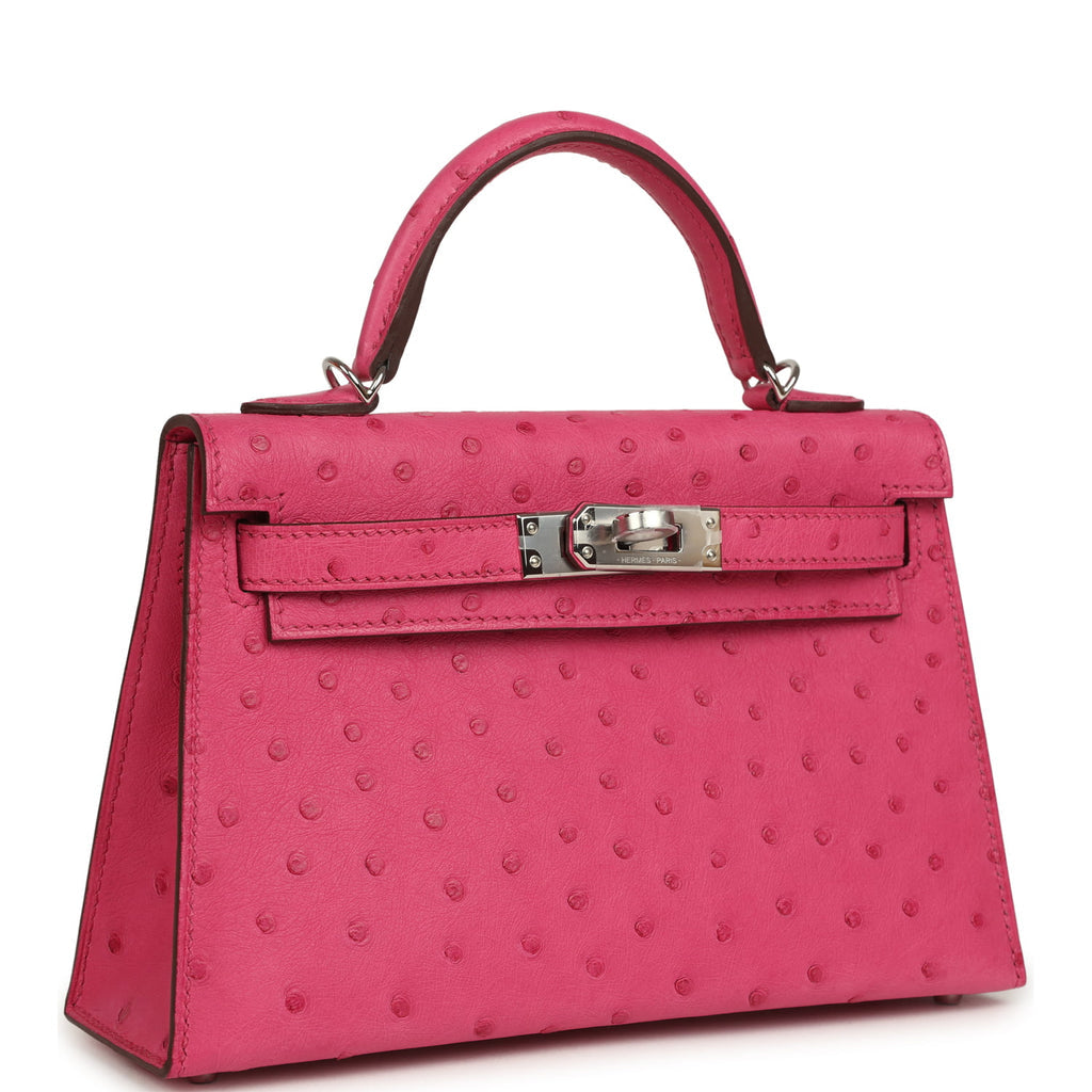 Hermès Kelly Sellier 20 – Rose Tyrien Ostrich