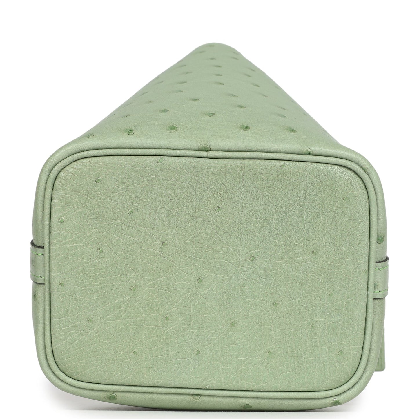 Hermès Micro Picotin Lock 14 – Vert Criquet Ostrich with Palladium Hardware
