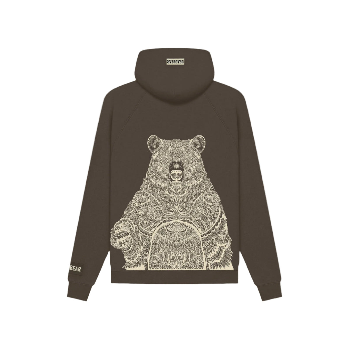 Mandala Hoodie Brown by DEADBEAR