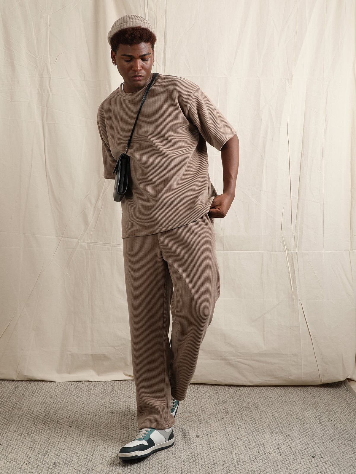 CORDUROY BROWN PANT by GREY AREA