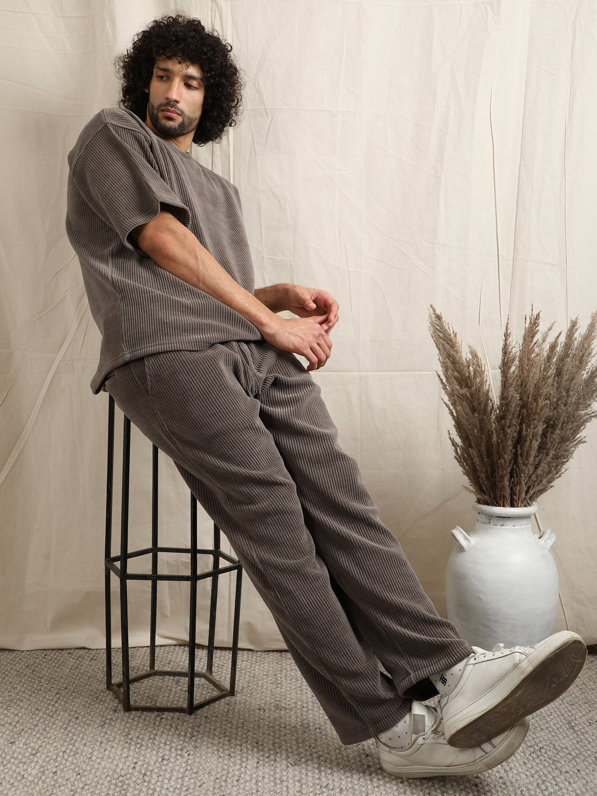 CORDUROY SET D.GREY by GREY AREA