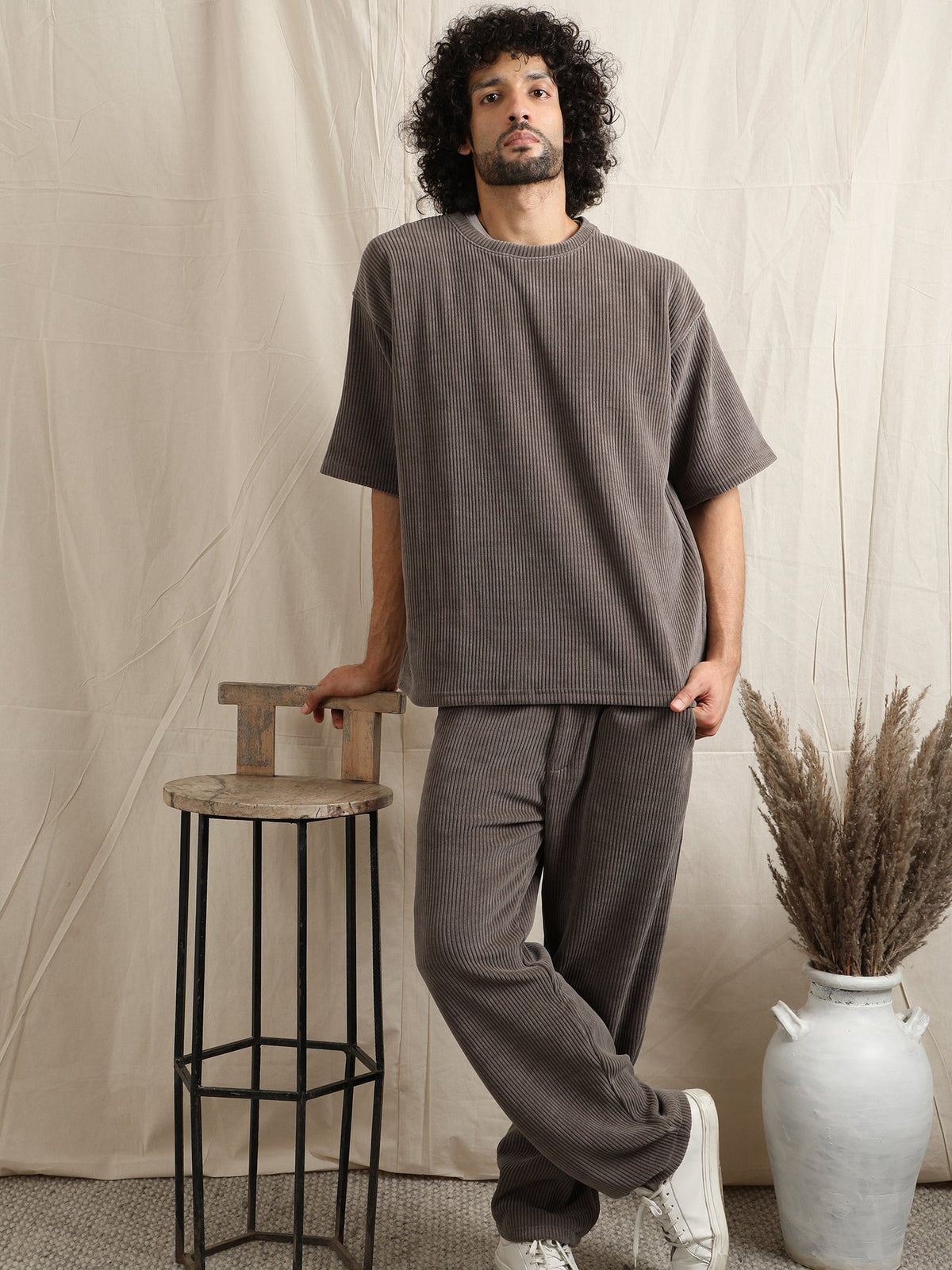 CORDUROY SET D.GREY by GREY AREA