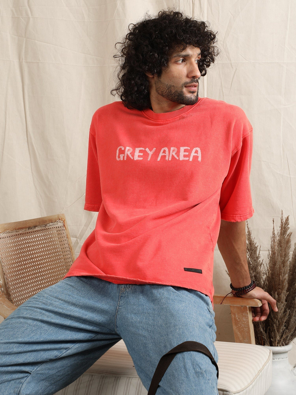 ART QUOTE T-SHIRT (SCARLET) by GREY AREA