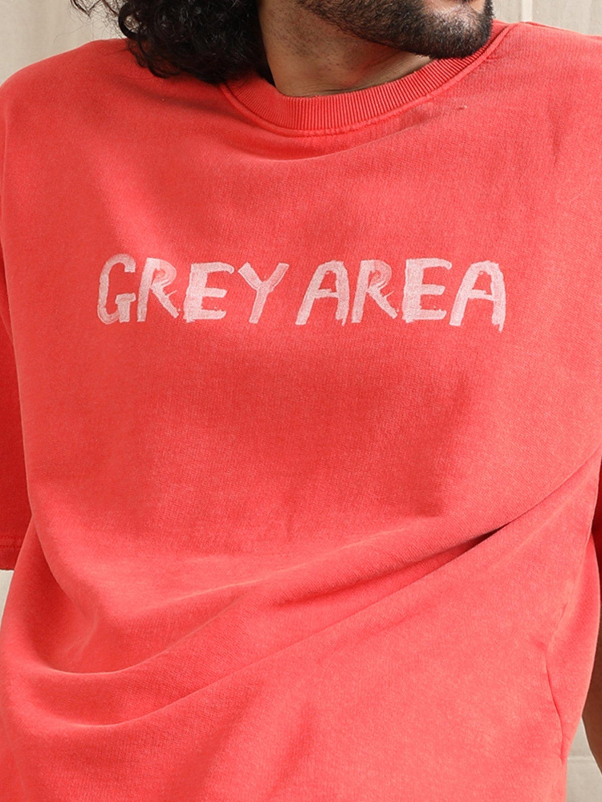 ART QUOTE T-SHIRT (SCARLET) by GREY AREA