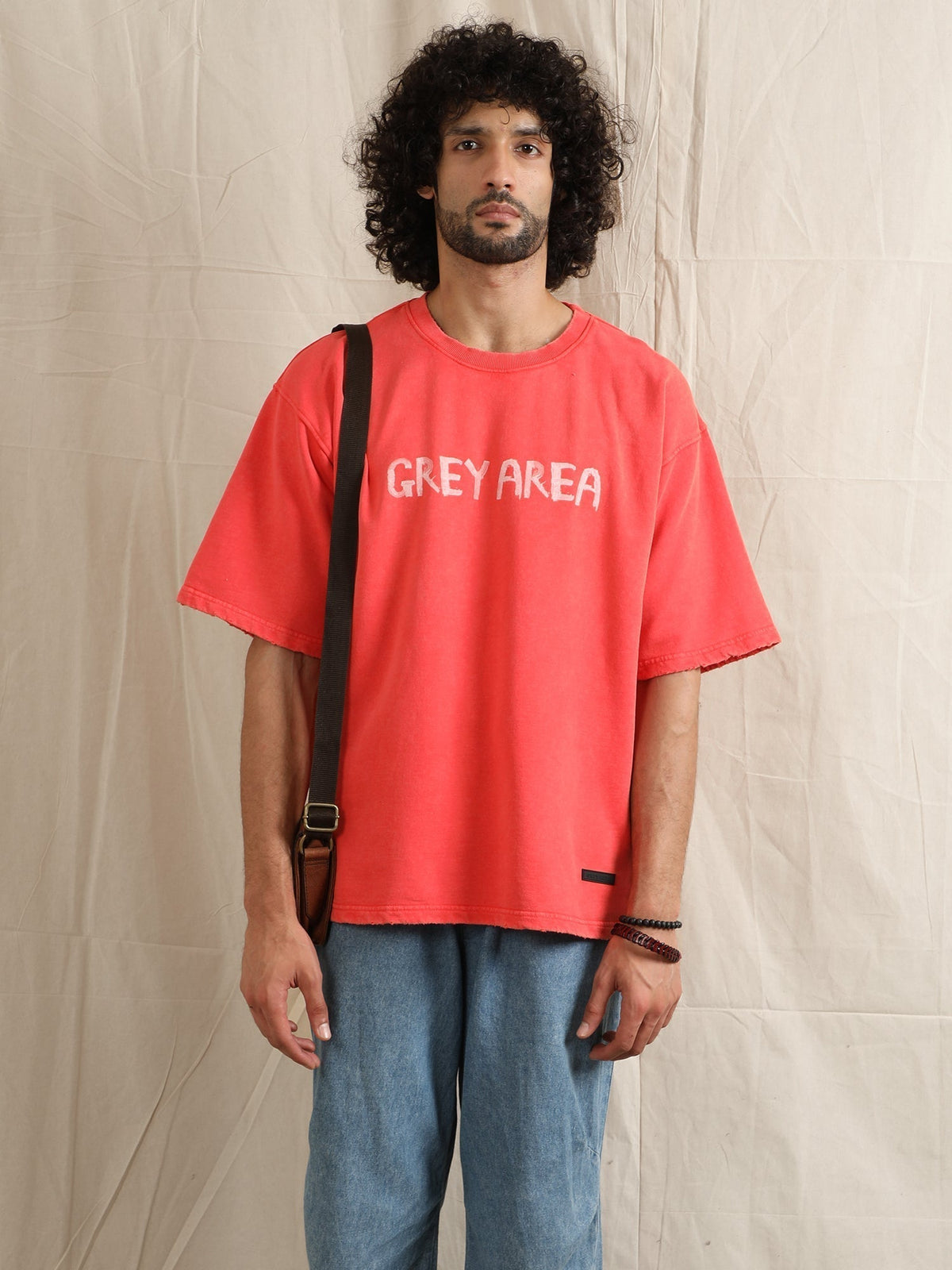 ART QUOTE T-SHIRT (SCARLET) by GREY AREA