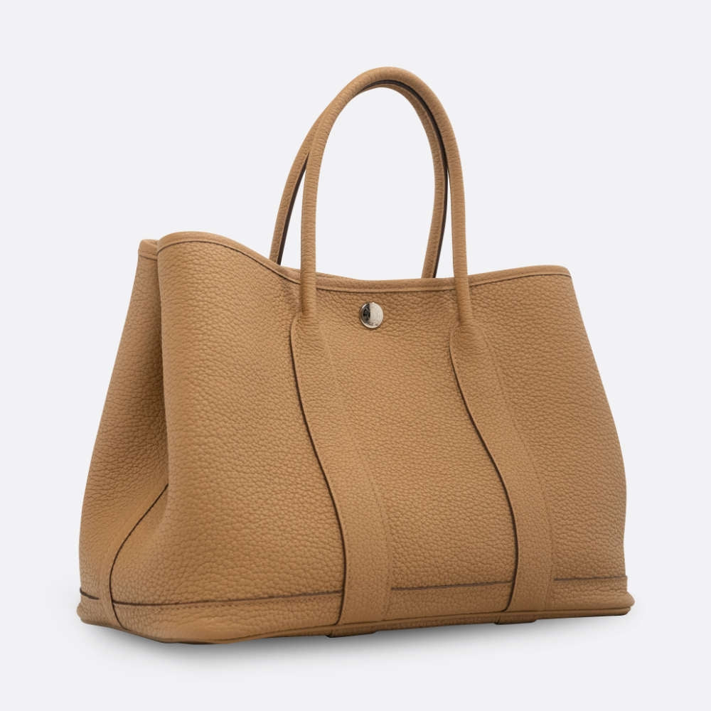 Hermès Garden Party 30 — Biscuit Negonda Leather Palladium Hardware