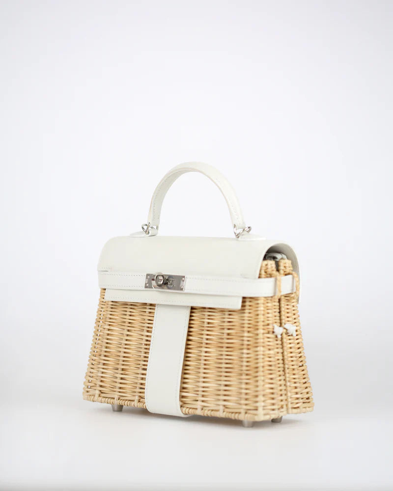 Hermès Mini Kelly 20 – Wicker Swift Picnic