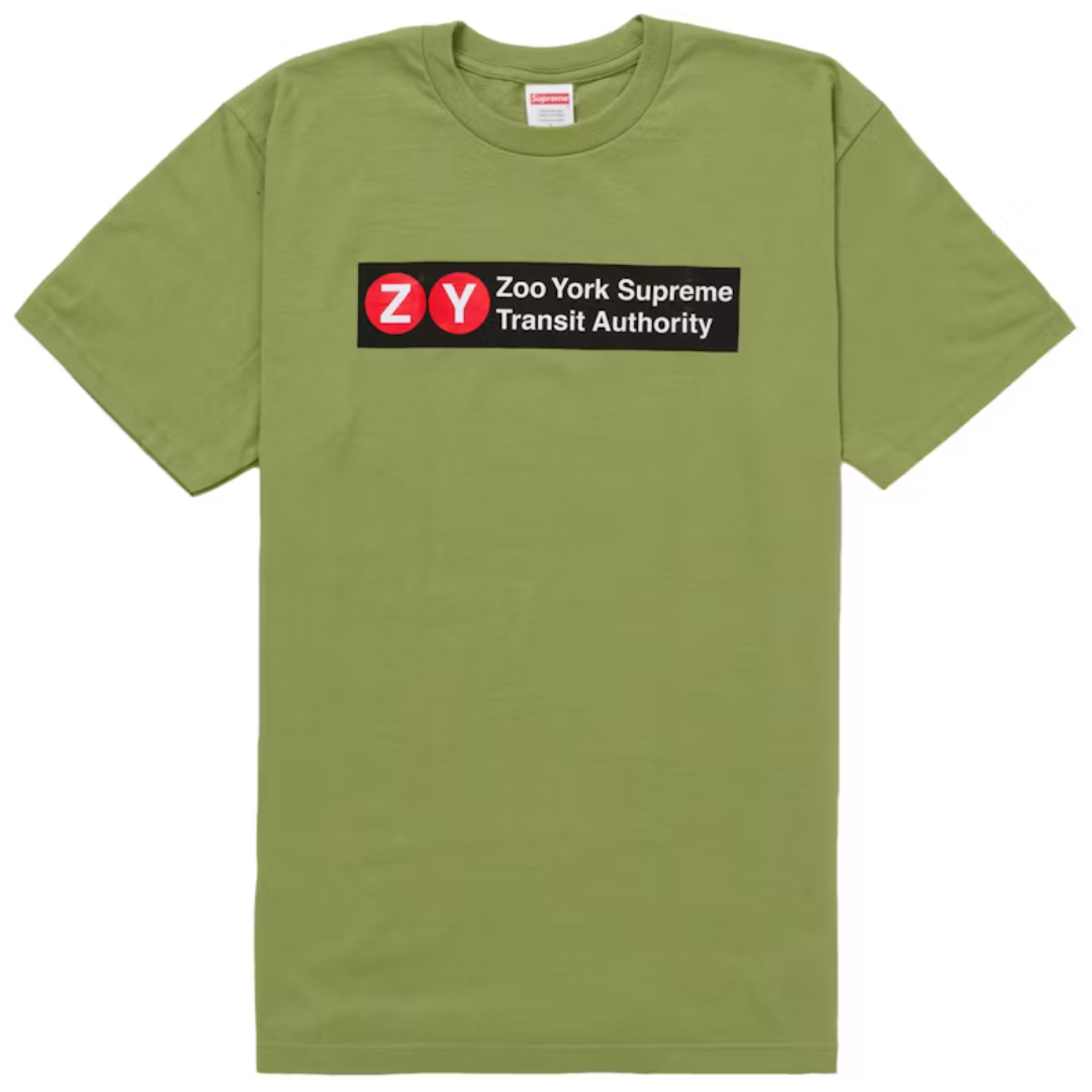 Supreme Zoo York Transit Tee Olive by SUPREME