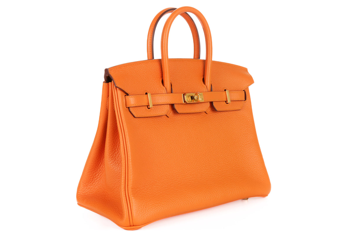 Hermès Birkin 25 Apricot Togo Gold Hardware - view 2