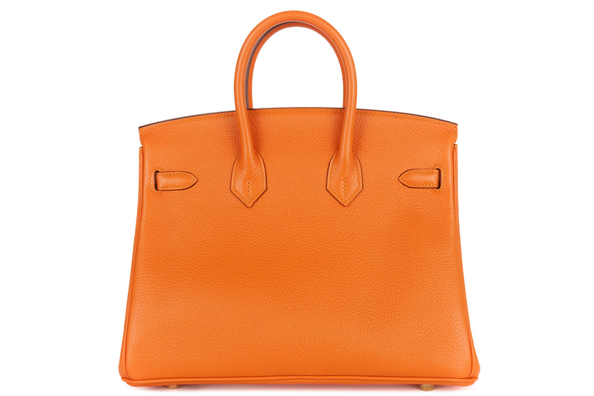 Hermès Birkin 25 Apricot Togo Gold Hardware - view 3