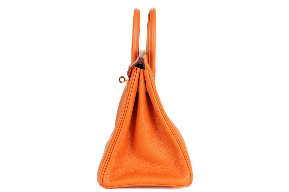 Hermès Birkin 25 Apricot Togo Gold Hardware - view 4