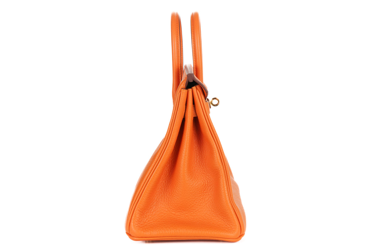 Hermès Birkin 25 Apricot Togo Gold Hardware - view 5