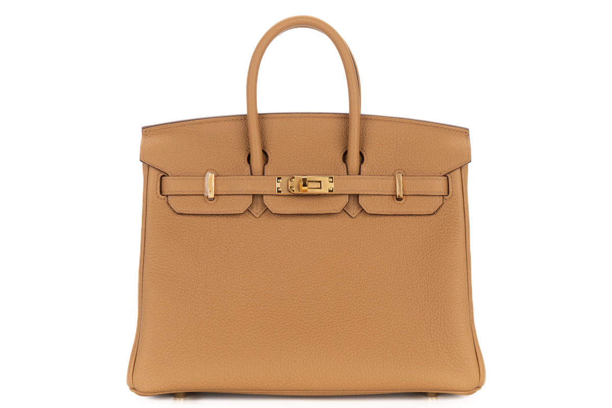 Hermès Birkin 25 Biscuit Togo Gold Hardware - view 1