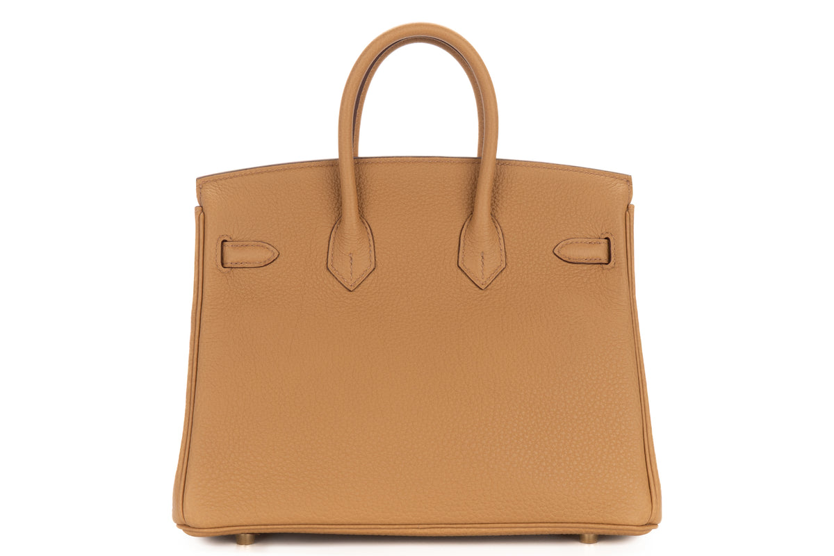 Hermès Birkin 25 Biscuit Togo Gold Hardware - view 3