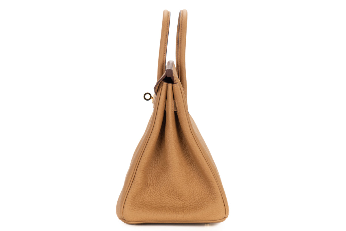 Hermès Birkin 25 Biscuit Togo Gold Hardware - view 4