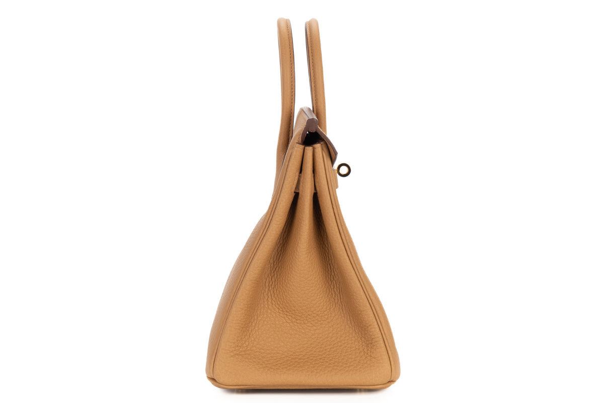 Hermès Birkin 25 Biscuit Togo Gold Hardware - view 5