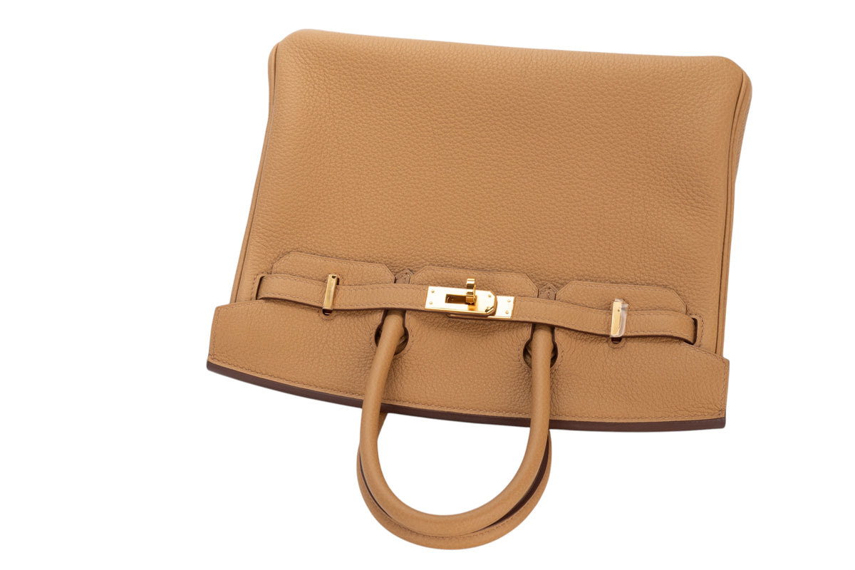 Hermès Birkin 25 Biscuit Togo Gold Hardware - view 8