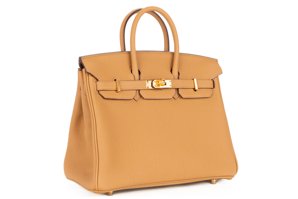 Hermès Birkin 25 Biscuit Togo Gold Hardware - view 2