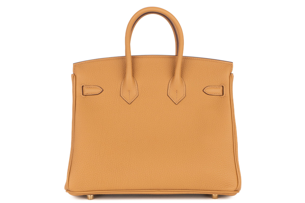 Hermès Birkin 25 Biscuit Togo Gold Hardware - view 3