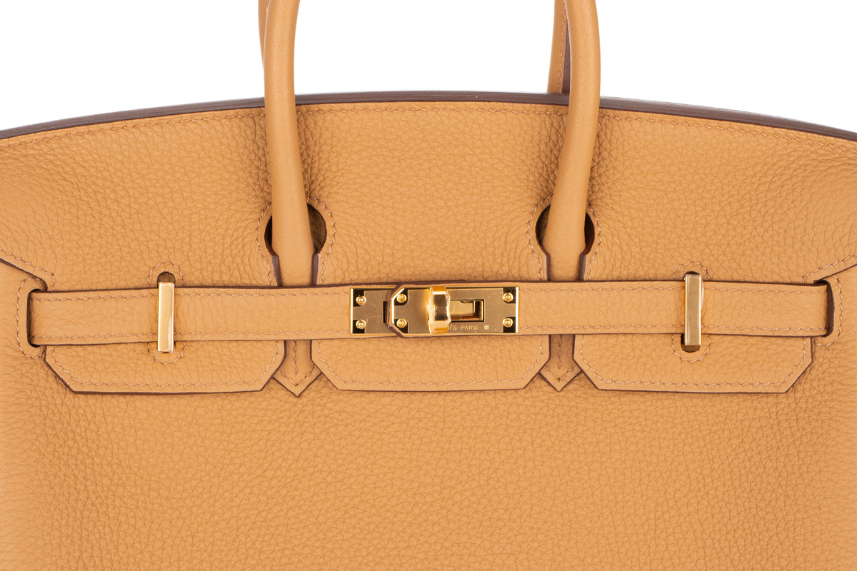 Hermès Birkin 25 Biscuit Togo Gold Hardware - view 7